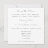 Huwelijksuitnodiging Zilveren Dragonflies Hart Kaart (Achterkant)