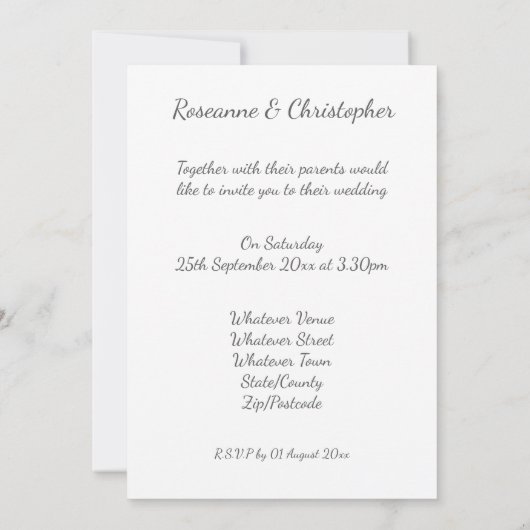 Huwelijksuitnodiging Zilveren Dragonflies Hart Kaart (Achterkant)