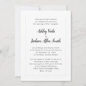 Huwelijksuitnodigingen | (Achterkant)