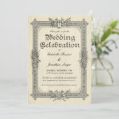 huwelijksuitnodigingen 1 A Kaart (Staand voorkant)