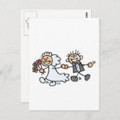 Huwelijksuitnodigingen 42 briefkaart (Voorkant / Achterkant)