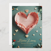 Huwelijksuitnodigingen & Aankondigingen Ontwerp (Voorkant / Achterkant)