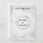 Huwelijksuitnodigingen Art Kaart (Achterkant)