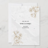 Huwelijksuitnodigingen Art Kaart (Achterkant)