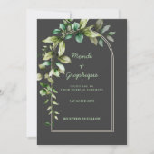 Huwelijksuitnodigingen Art Kaart (Voorkant)