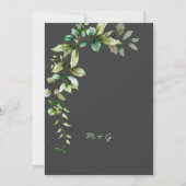 Huwelijksuitnodigingen Art Kaart (Achterkant)