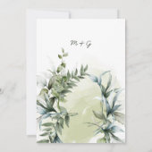 Huwelijksuitnodigingen Art Kaart (Achterkant)