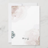 Huwelijksuitnodigingen Art Kaart (Achterkant)