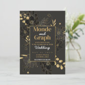 Huwelijksuitnodigingen Art Kaart (Staand voorkant)