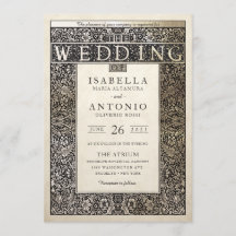 Huwelijksuitnodigingen | Collectie Champagne Ivy