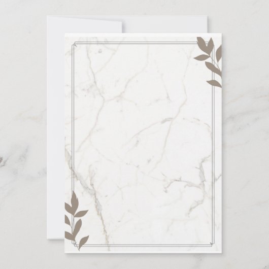 Huwelijksuitnodigingen | Heart Effect liefdesverha Kaart (Achterkant)