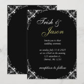 Huwelijksuitnodigingen Kaart (Voorkant / Achterkant)