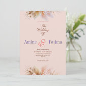 Huwelijksuitnodigingen Kaart (Staand voorkant)