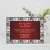 Huwelijksuitnodigingen Kaart (Staand voorkant)