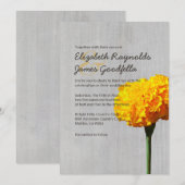 huwelijksuitnodigingen kaart (Voorkant / Achterkant)