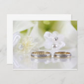 Huwelijksuitnodigingen Kaart (Voorkant / Achterkant)