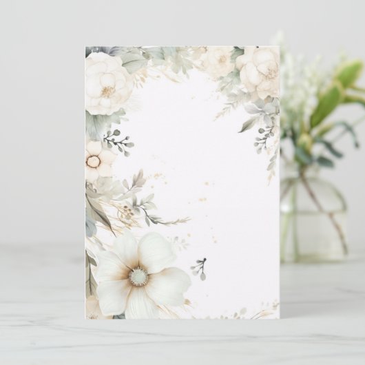 Huwelijksuitnodigingen Kaart (Staand voorkant)