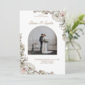 Huwelijksuitnodigingen Kaart (Staand voorkant)