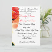 Huwelijksuitnodigingen Kaart (Staand voorkant)