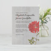  huwelijksuitnodigingen kaart (Staand voorkant)