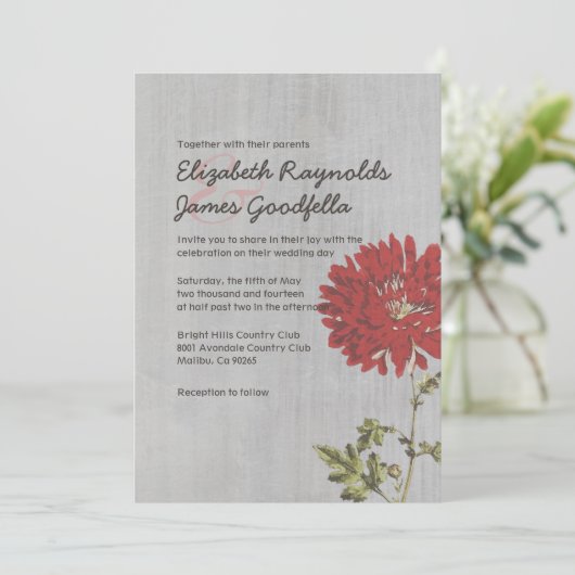  huwelijksuitnodigingen kaart (Staand voorkant)