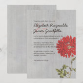  huwelijksuitnodigingen kaart (Voorkant / Achterkant)