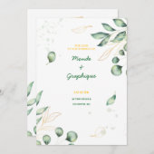 Huwelijksuitnodigingen Kunst Kaart (Voorkant / Achterkant)