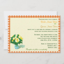 huwelijksuitnodigingen, landachtige pleisters kaart