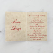 Huwelijksuitnodigingen - Liefde houdt altijd van d (Binnen)