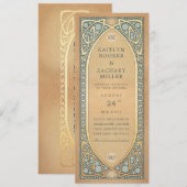 Huwelijksuitnodigingen | NIEUW Kaart (Voorkant / Achterkant)