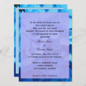 huwelijksuitnodigingen van de ouders van bride kaart (Voorkant / Achterkant)