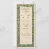 Huwelijksuitnodigingen | Verlichte tuin Kaart (Voorkant)