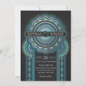 Huwelijksuitnodigingen | Viridian Bliss Kaart (Voorkant)