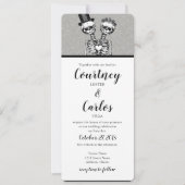Huwelijksuitnodigingen voor paren kaart (Voorkant)