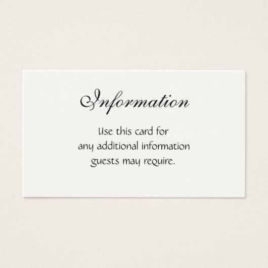  huwelijksuitnodigingssets visitekaartjes (Voorkant)