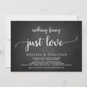 Huwelijksuitrusting, niets Fancy, hou gewoon van h Kaart (Voorkant)