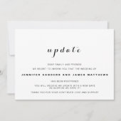 Huwelijksupdate Uitstel Aankondiging (Voorkant)