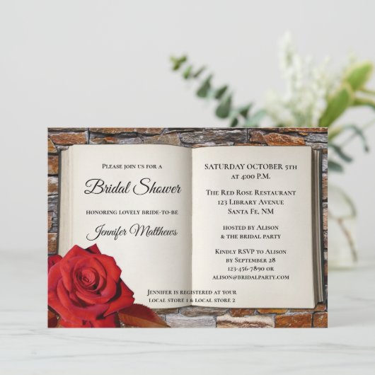 Huwelijksverhaal Romantisch Boek Bruidsjongetje Ui Kaart (Staand voorkant)