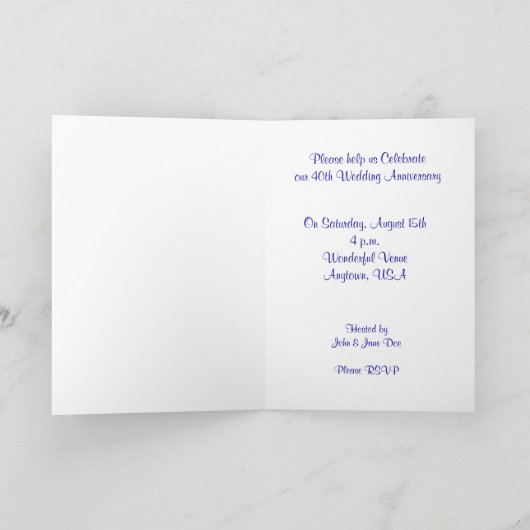 Huwelijksverjaardag (Binnen)