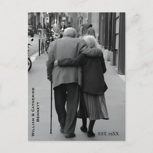 Huwelijksverjaardag Briefkaart (Voorkant)