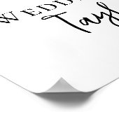 Huwelijksverjaardag foto collage welkom poster (Hoek)