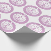 Huwelijksverjaardag Lace look verander het jaar Cadeaupapier (Hoek)