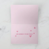 huwelijksverjaardag - liefdesbriefje op envelop feestdagen kaart (Binnen)