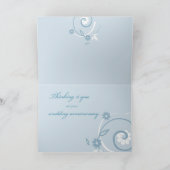 Huwelijksverjaardag voor weduwe na overlijden echt kaart (Binnen)