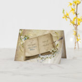 huwelijksverjaardagboek met namen kaart (Gele Bloem)