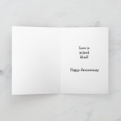 Huwelijksverjaardagskaart 56 jaar kaart (Binnen)