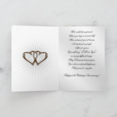 Huwelijksverjaardagskaart 60 jaar getrouwd kaart (Binnen)