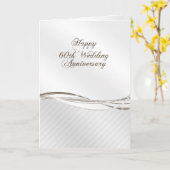 Huwelijksverjaardagskaart 60 jaar getrouwd kaart (Gele Bloem)