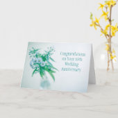 Huwelijksverjaardagskaart 65 jaar kaart (Gele Bloem)