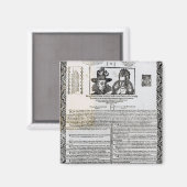 huwelijksverklaring Frederick V Magneet (Voorkant / Achterkant)